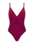 Einteiliger Badeanzug mit Bügeln Cranberry MIRACLE SIMONE PÉRÈLE